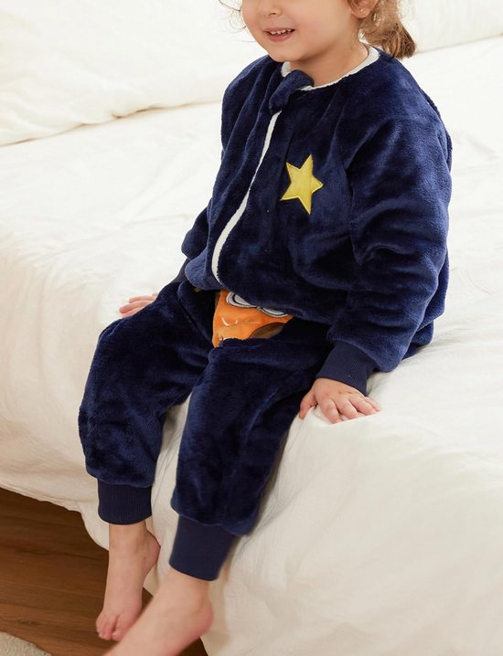Flanellen Babypyjama Slaapzak met Voeten 3,0 TOG - Behaaglijk Warm voor Kinderen 70-130 cm — afbeelding 5