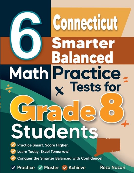 6 Connecticut Smarter Balanced Math Practice Tests for Grade 8 Students ...