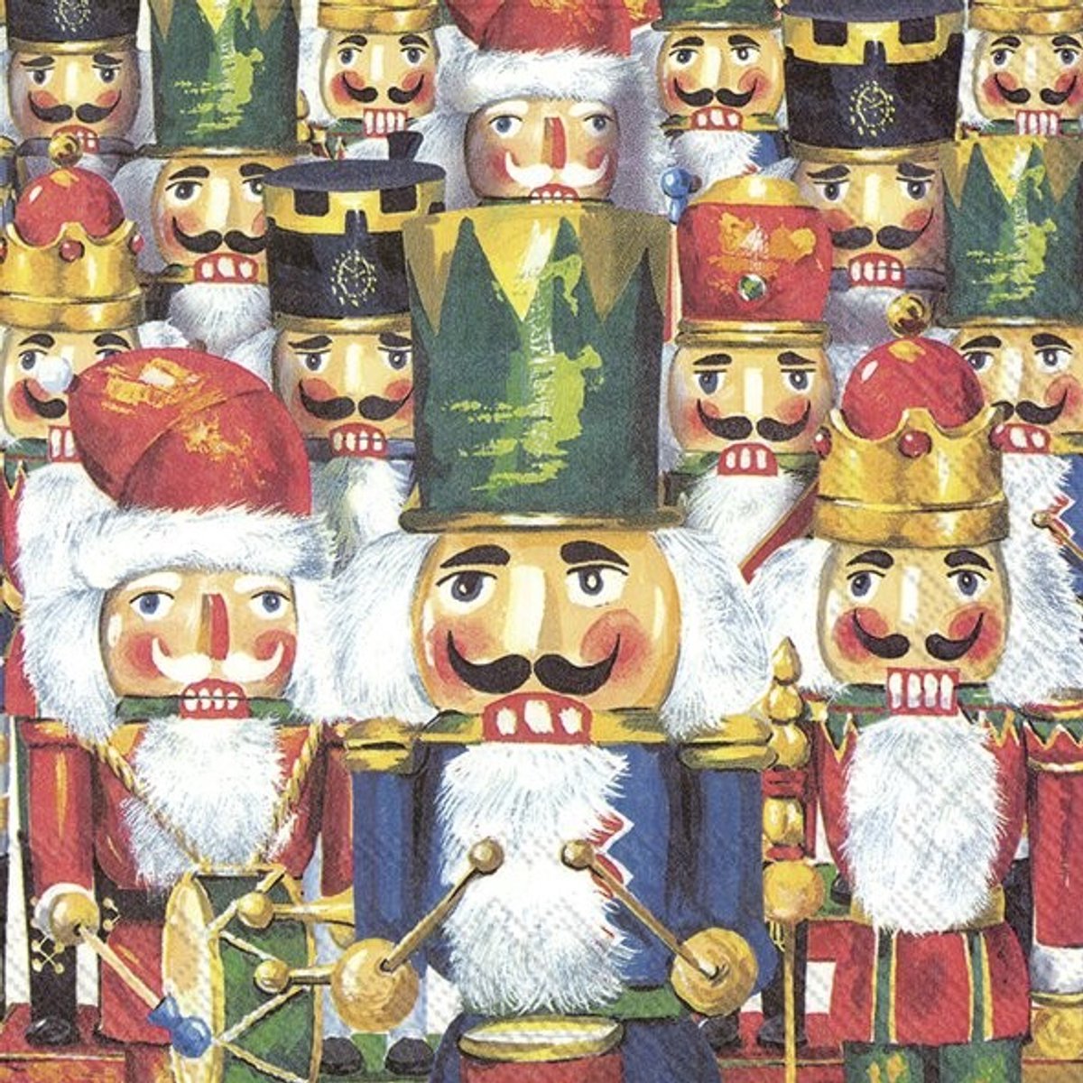 Lunch servetten Nutcracker - IHR - 33x33 cm