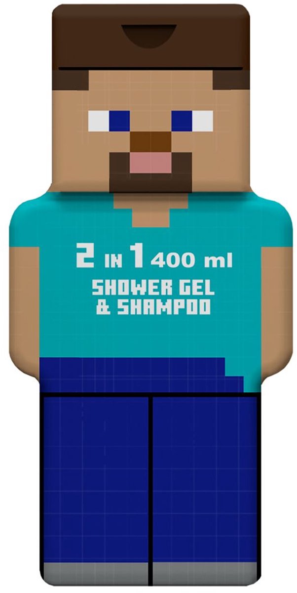 Minecraft douchegel & shampoo 2D 400ml