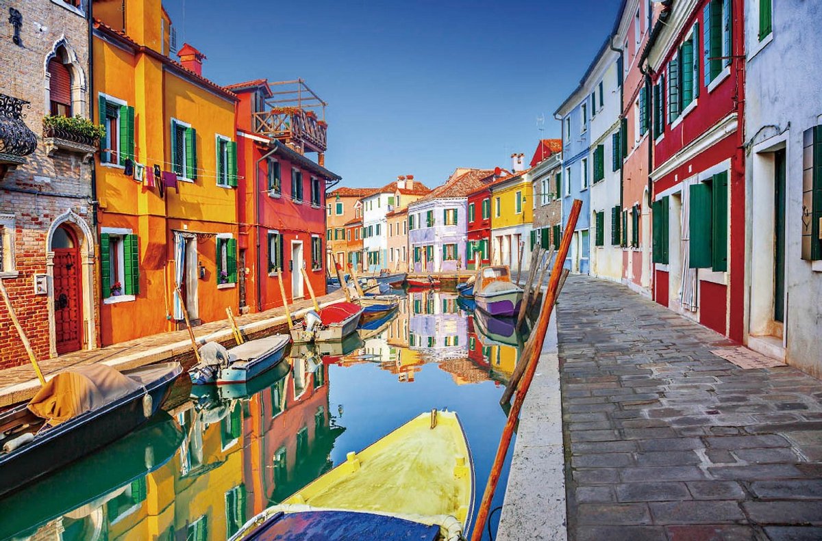 JigSaw Venetië huis - Venice house 1000 Stukjes Puzzel 50 x 70 cm Puzzle Vanaf 14+