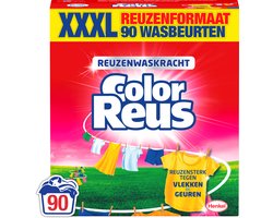 Color Reus Waspoeder Wasmiddel - Gekleurde Was - 90 Wasbeurten - Grootverpakking