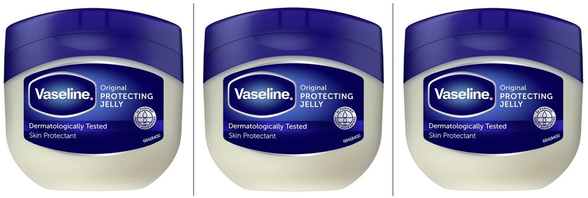 Vaseline Original Petroleum Jelly - 3 x 250 ml - Voordeelverpakking