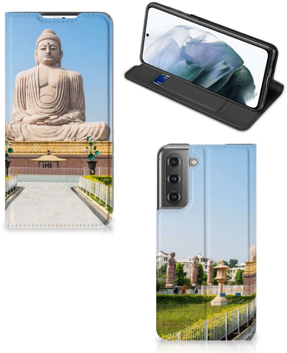 Samsung Galaxy S21 FE Book Cover Boeddha