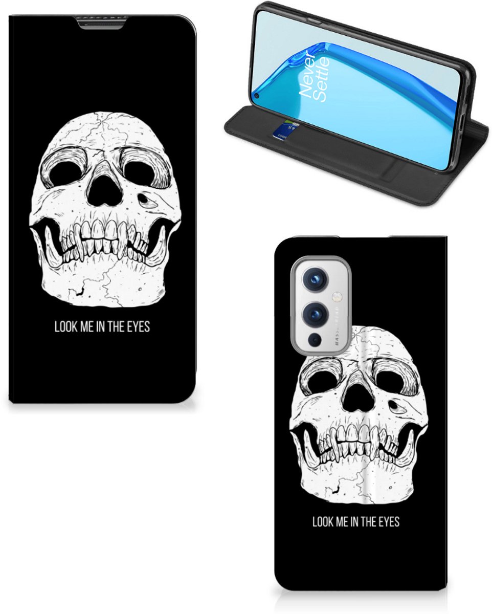 Mobiel BookCase OnePlus 9 Skull Eyes