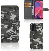 Protection Housse OPPO A54 5G | A74 5G | A93 5G Portefeuille Camouflage