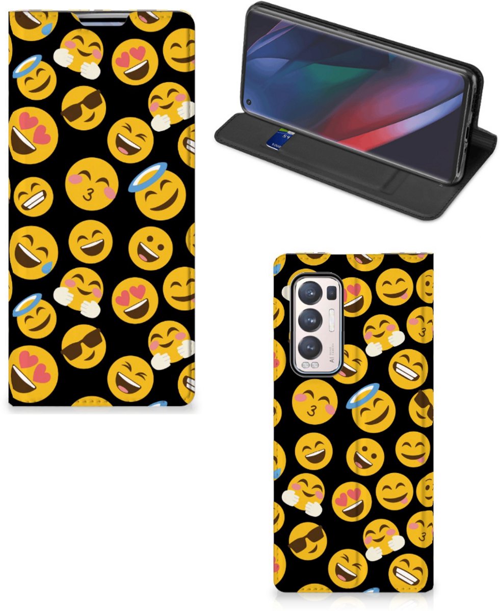 OPPO Find X3 Neo Hoesje met Magneet Emoji