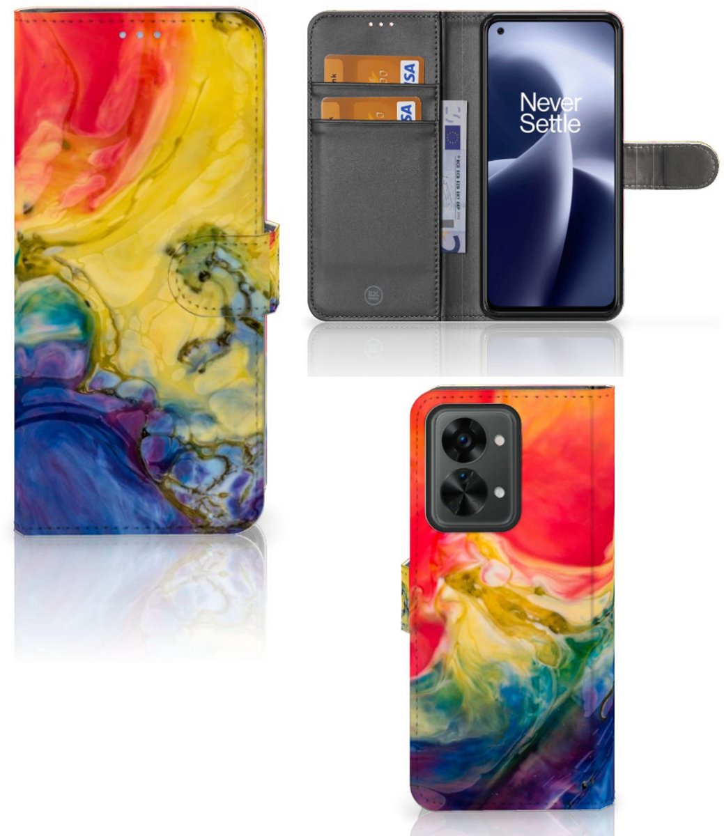 Hoesje OnePlus Nord 2T Watercolor Dark