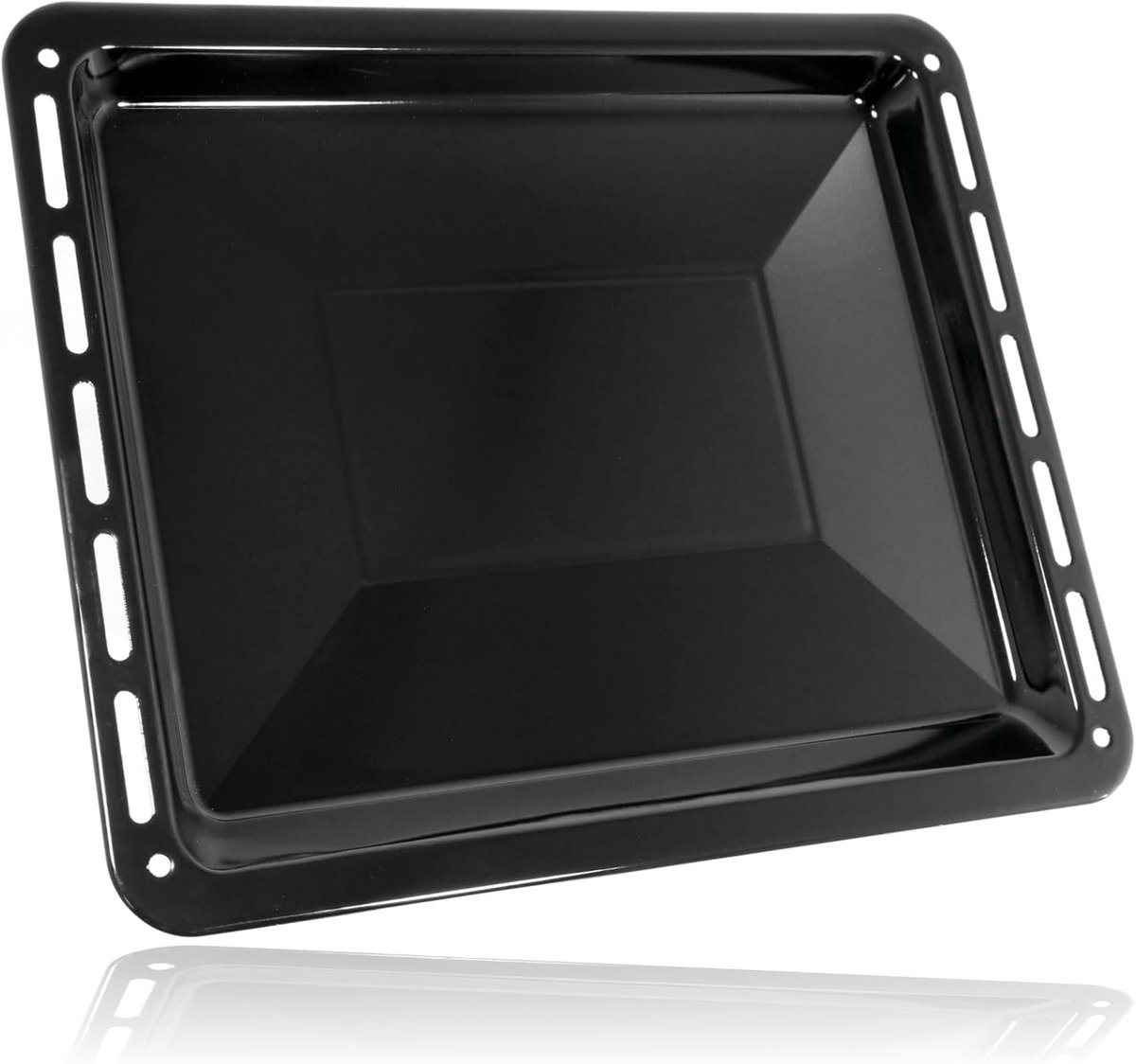 Grote Vitreous Enamel Oven Griddle - Geschikt voor Belling, Stoves & New World (455mm x 370mm)