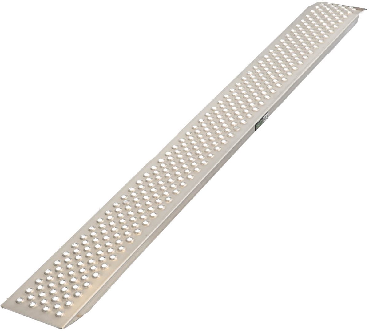 TRUTZHOLM 1 x oprijrail lichte uitvoering 200 x 21,5 cm 200kg aluminium grijs geprofileerde oprijrail
