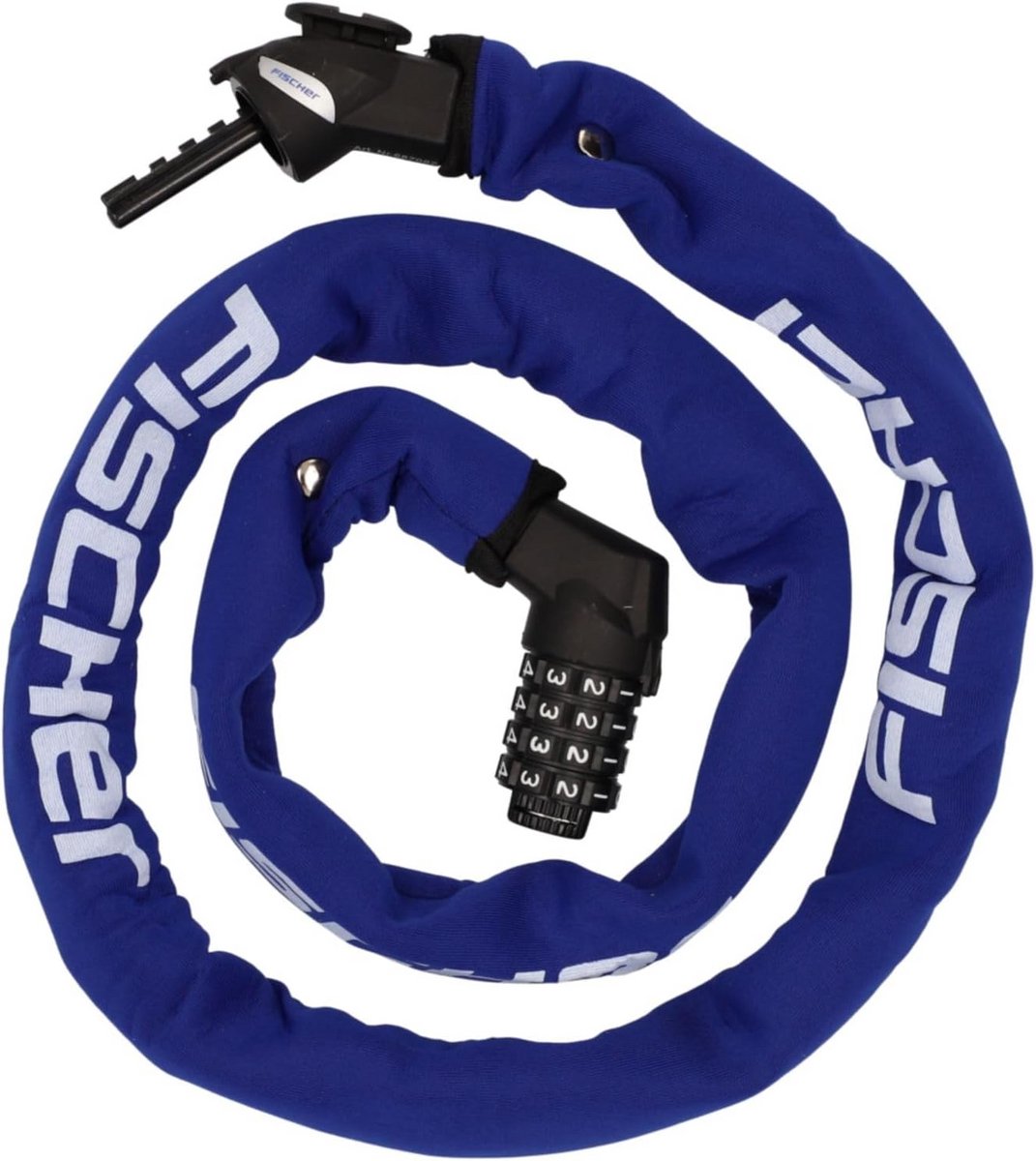 Ketting Fietsslot met Cijferslot - Diefstalbestendig Neopreen Fietsslot, 130 cm