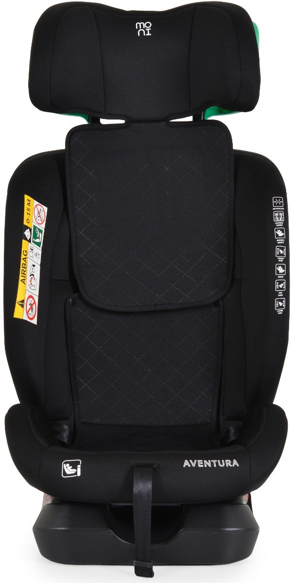 Moni Aventura Black 40-150 cm i-Size Autostoel — afbeelding 3