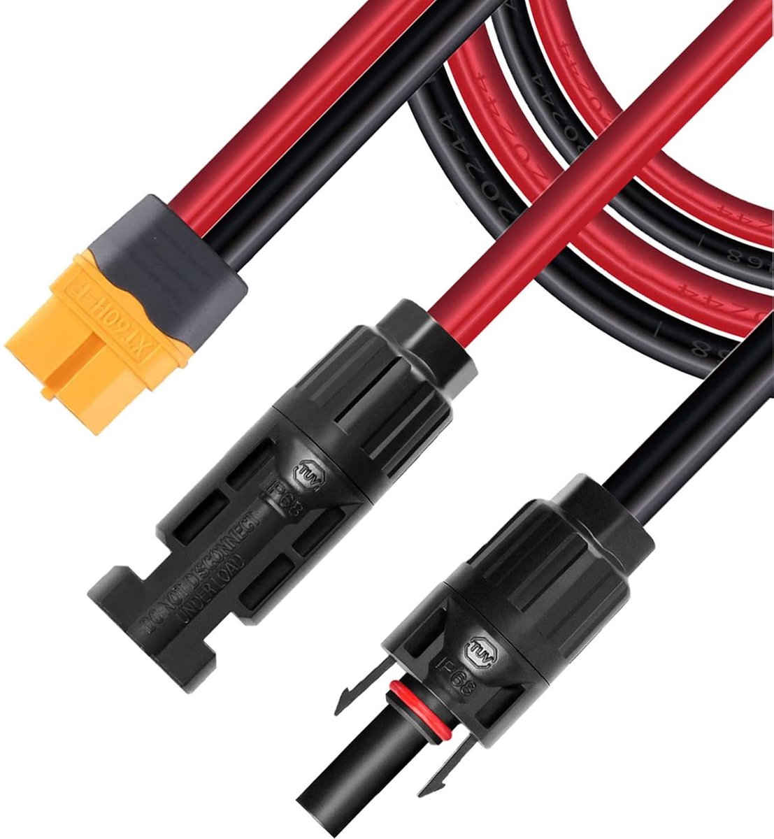 XT60 zonnepaneel adapter en verlengkabel 3m voor zonnegeneratoren