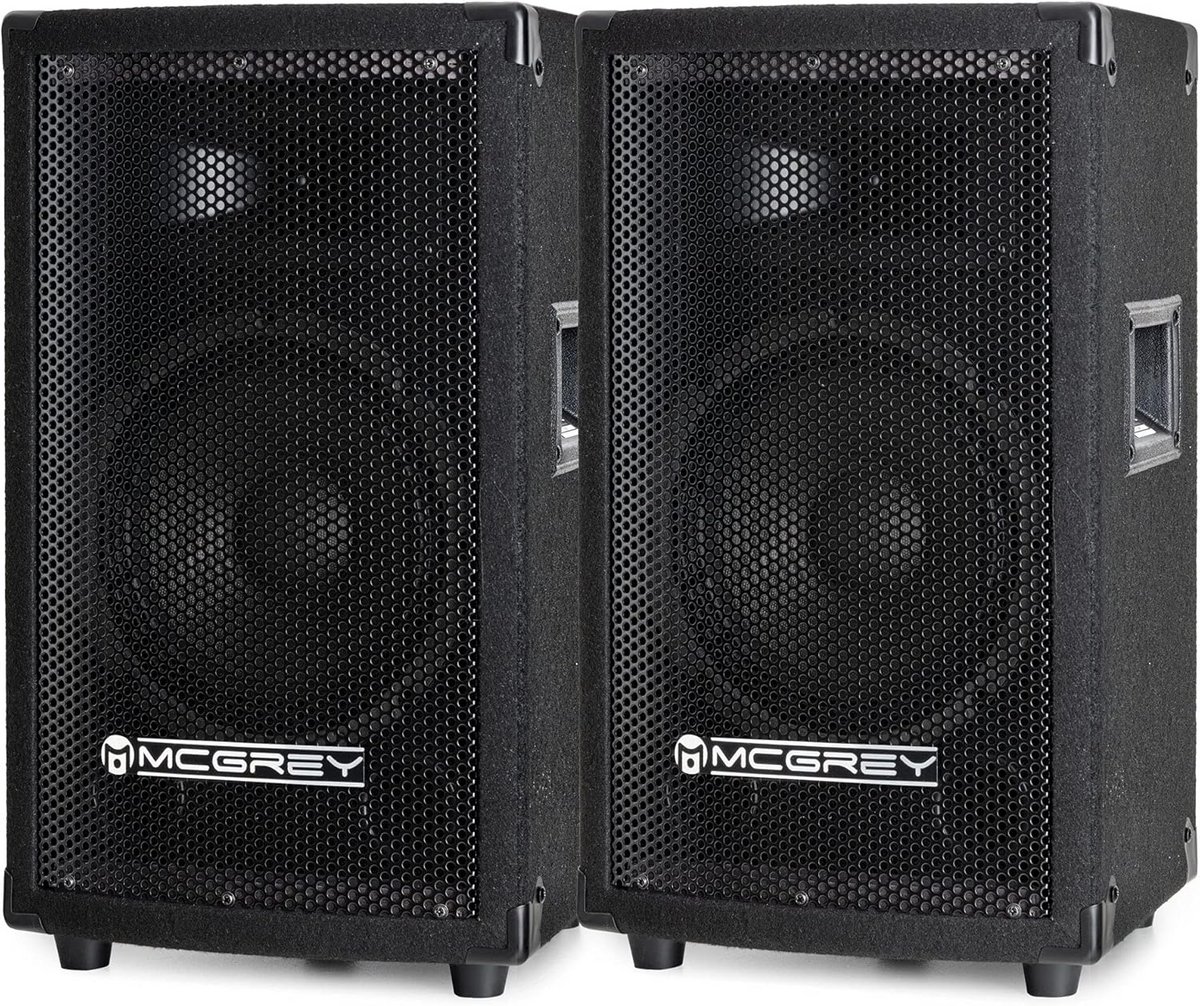 Partyspeaker set met 8 inch woofer en 300W vermogen