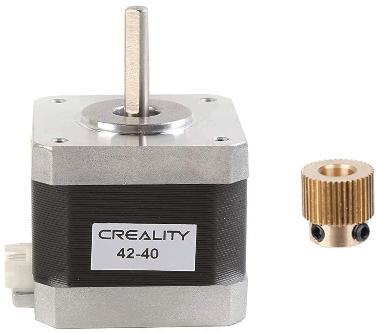 Stepper Motor 42-40 met Extruder Gear voor 3D Printers - 2 Fase 1A 1.8 Graad 0.4NM