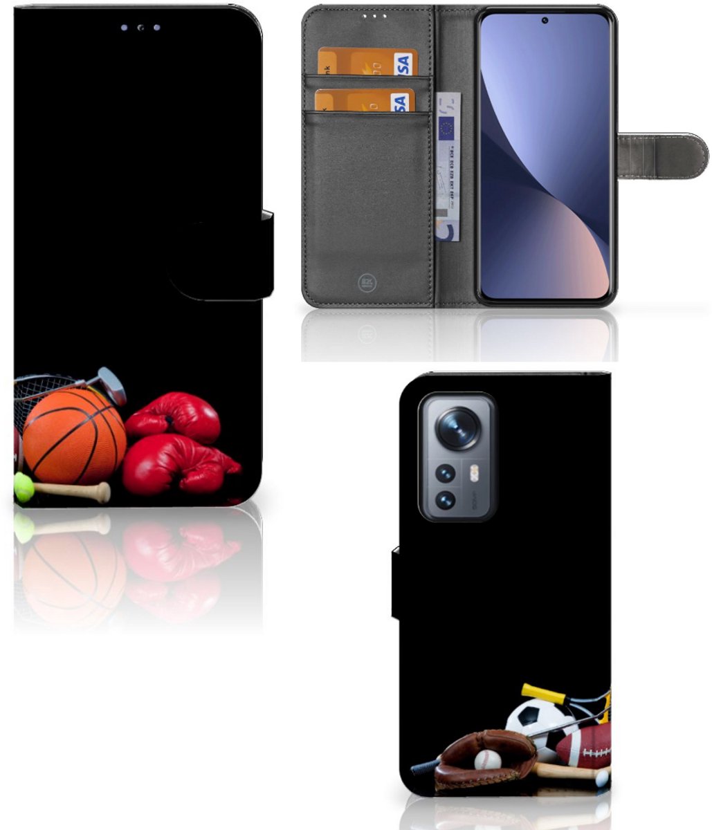 Xiaomi 12 Pro Wallet Case met Pasjes Sports