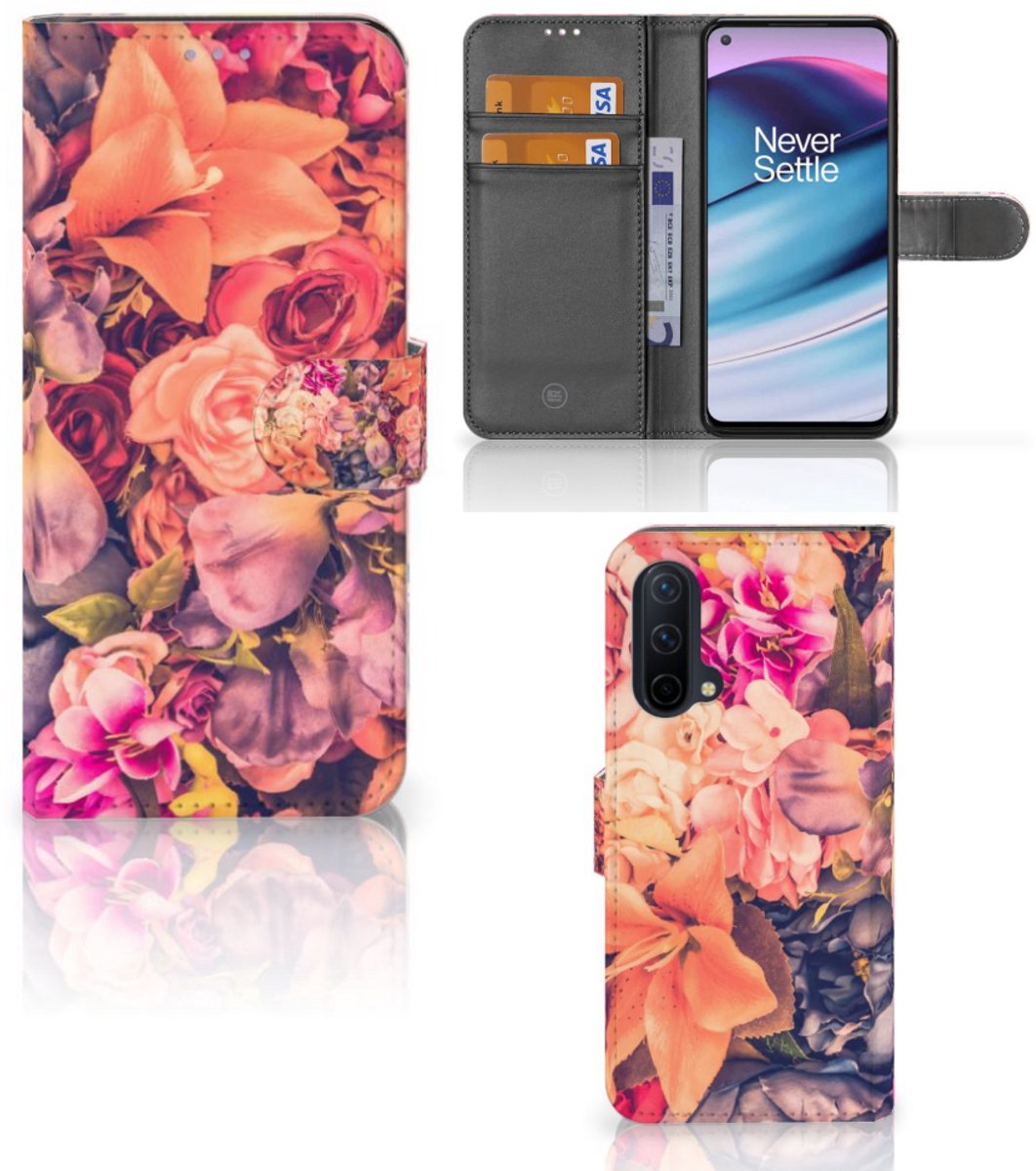 OnePlus Nord CE 5G Hoesje Bosje Bloemen