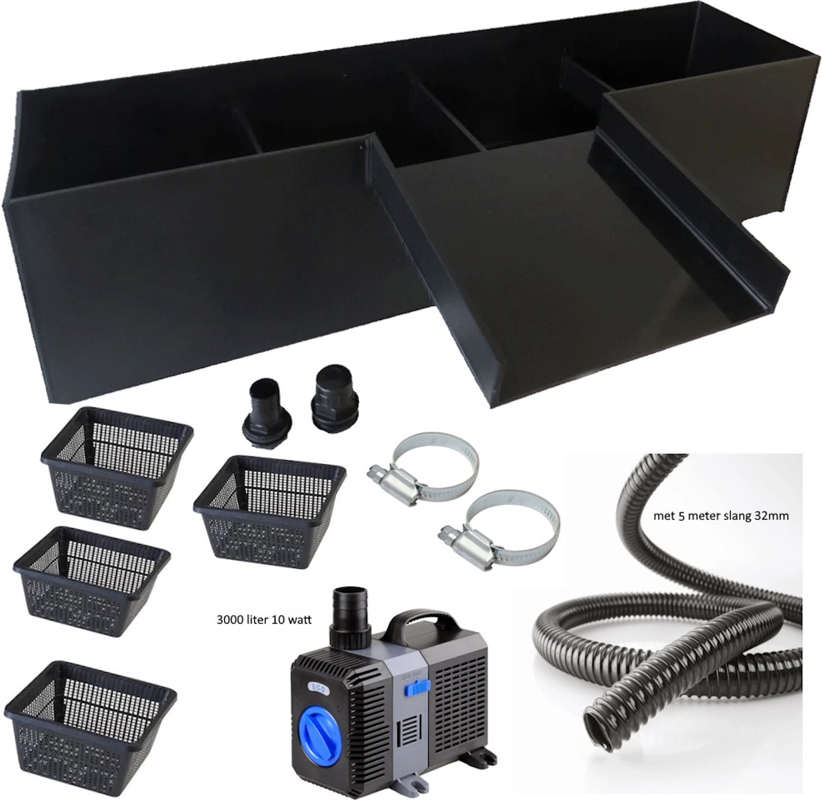 Plantenfilter K&D set compleet 75 cm