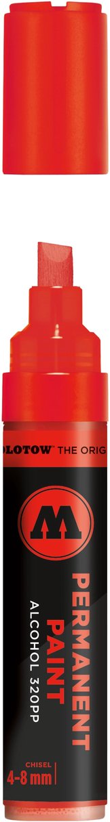 Molotow 320PP Marker - Verkeersrood, 48 mm