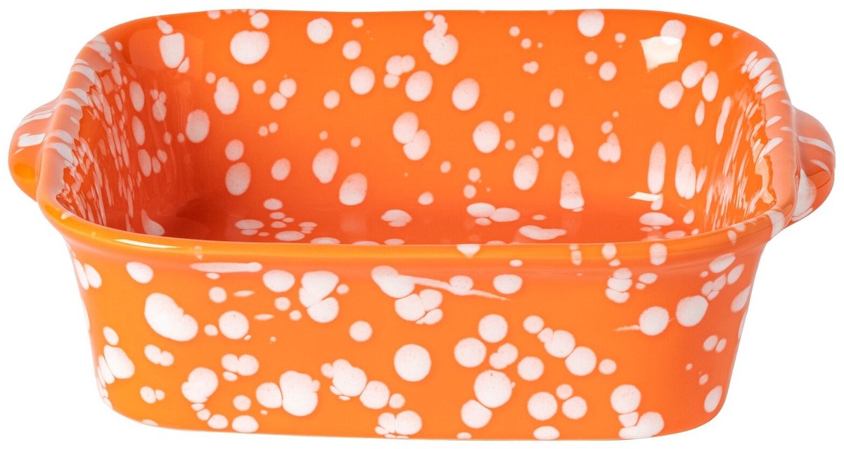 Costa nova Ovenschaal vierkant 27cm RAFAELA oranje