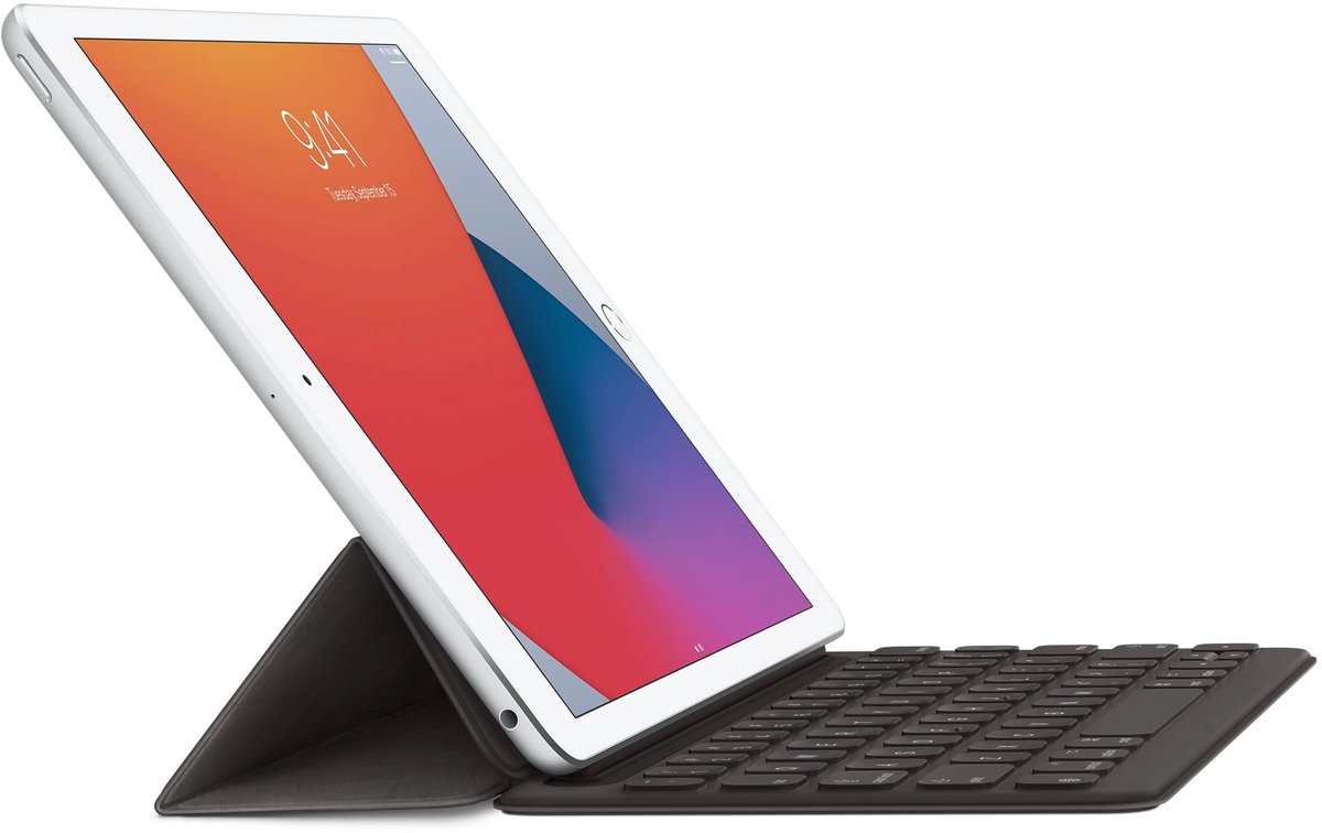 Apple - smart keyboard - iPad Air (3rd generation) iPad (7th generation) 10.5 ''iPad Pro - QZERTY - Italiaans - Zwart