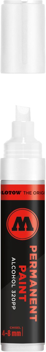 Molotow 320PP Marker Wit - 48 mm - Permanent & Sneldrogend