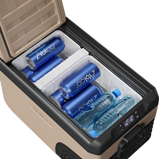 Yolco KX30 Sand 25L Compressor Koelbox - Draagbaar & Bluetooth van Merkloos — afbeelding 3