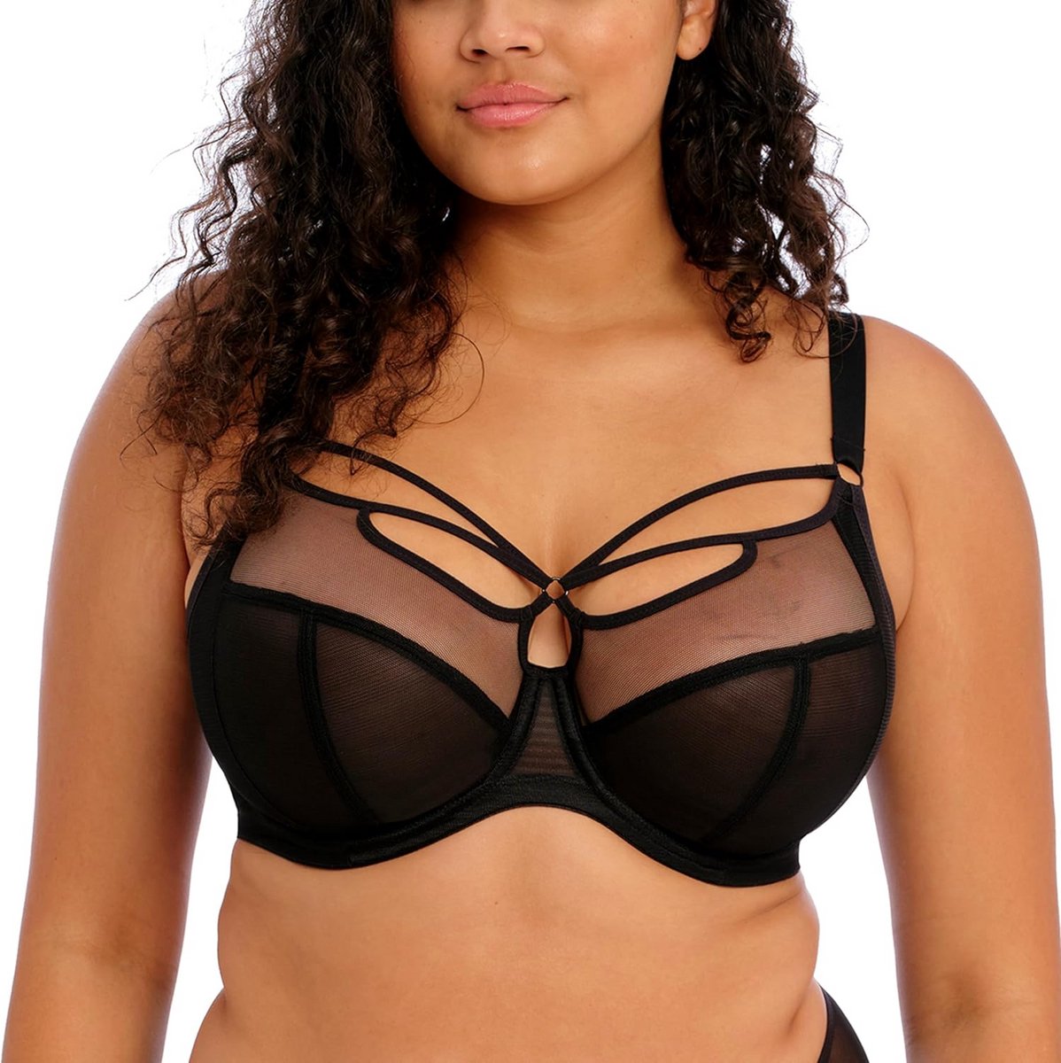 Strappy Underwire Plunge Bra voor Dames - Elegante en Dramatische Ondersteuning