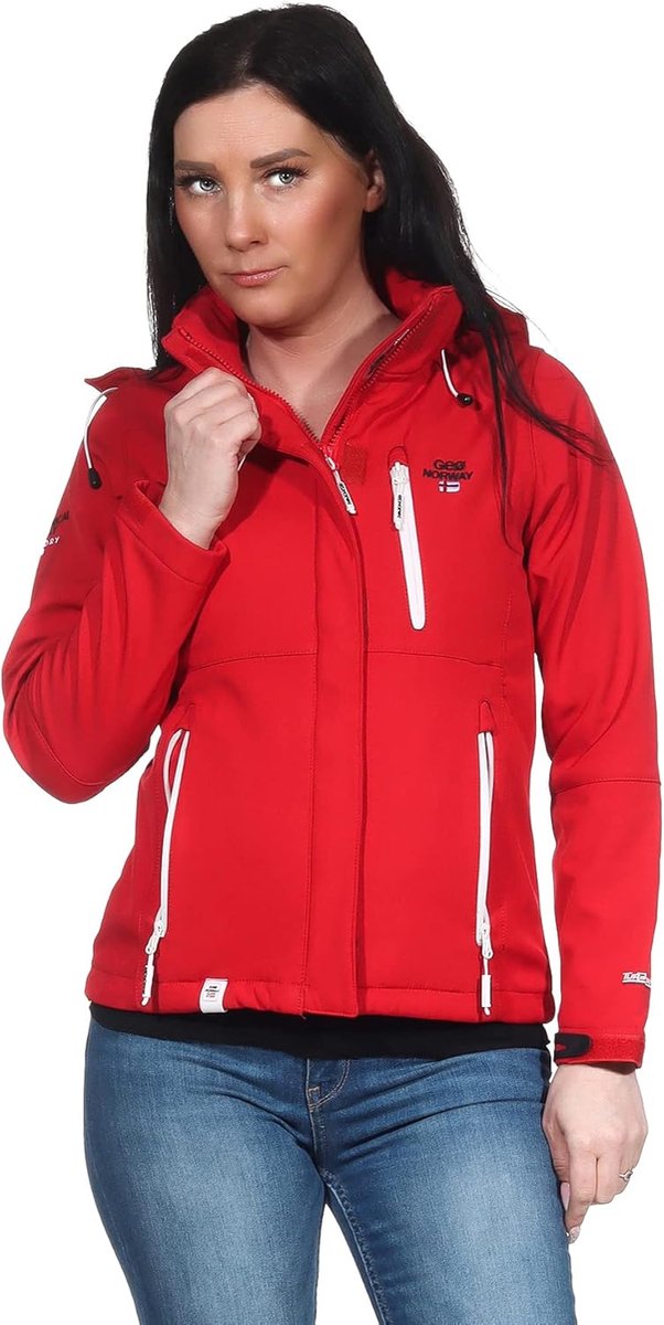 Functionele Softshell Jas voor Dames - Ademend, Winddicht en Waterafstotend