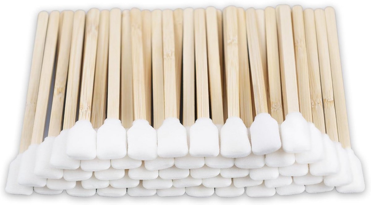 Pack of 50 bamboo cleaning sticks for inkjet printers and electronics