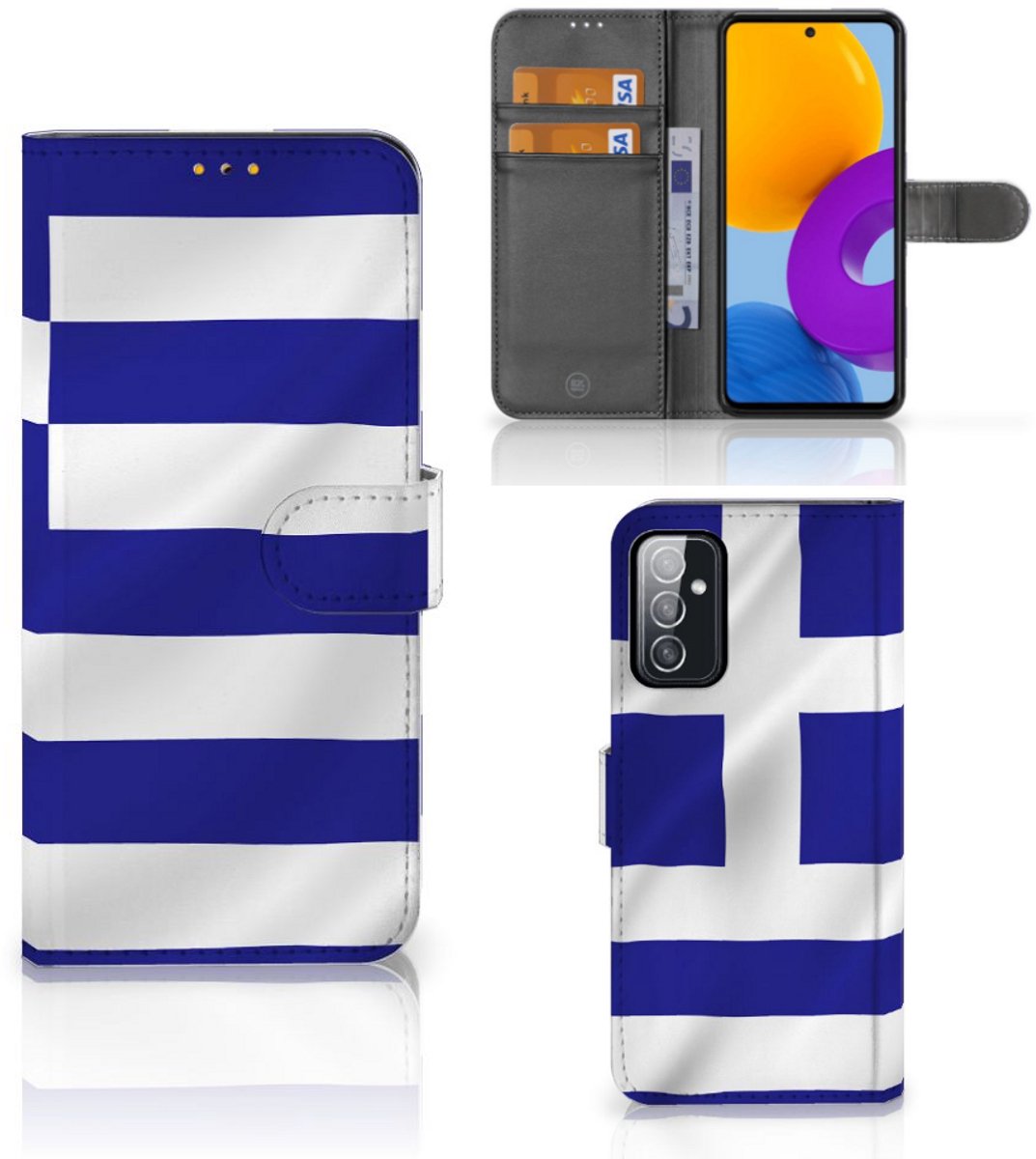Samsung Galaxy M52 Bookstyle Case Griekenland