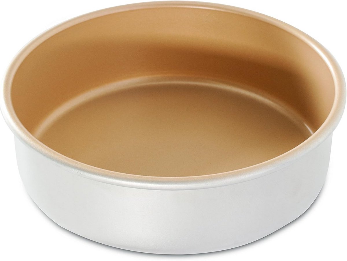 Aluminium ronde cakevorm, 20.3 cm, met anti-aanbaklaag
