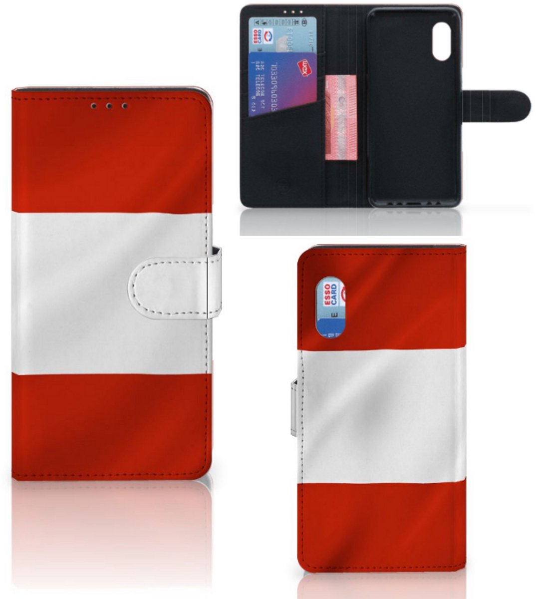 Boekhoesje voor Samsung Xcover Pro Bookstyle Case Oostenrijk