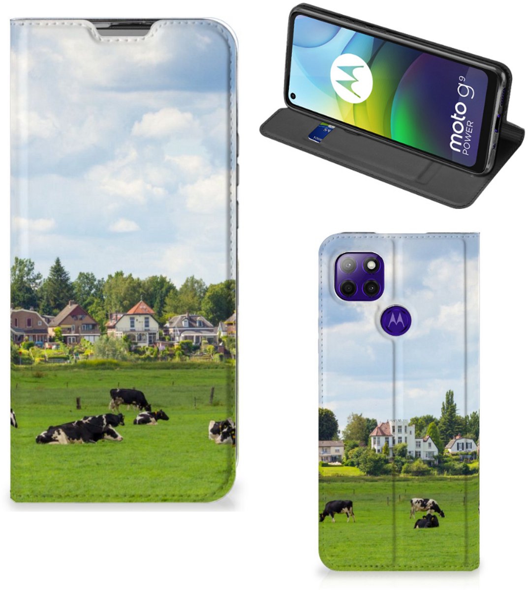 Motorola Moto G9 Power Hoesje maken Koeien