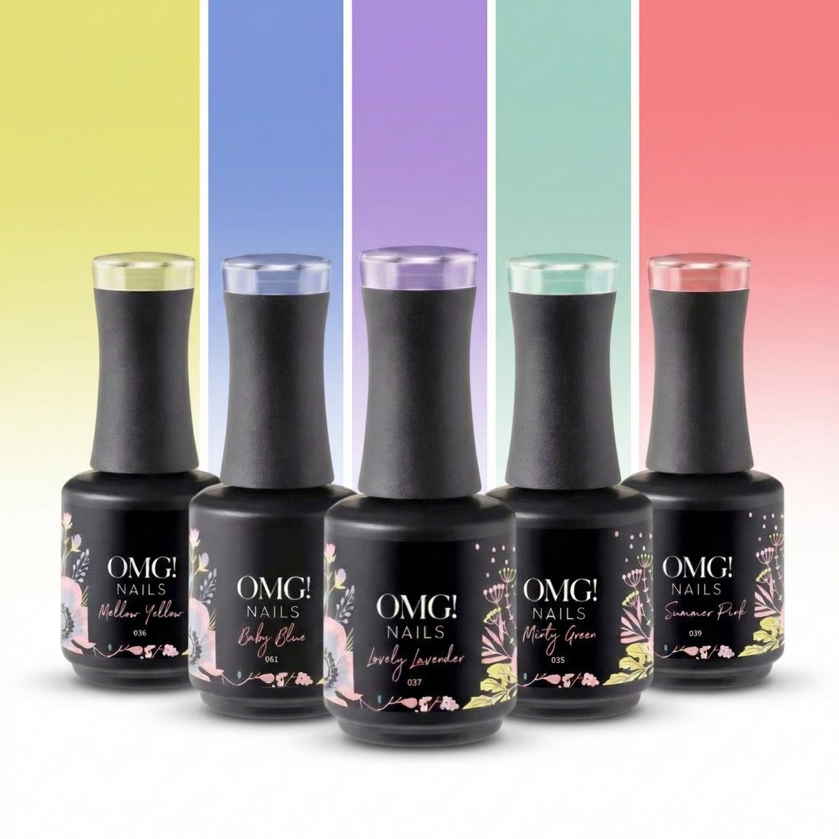Limea OMG Nails Summer Set 1 - 5x 15ml - Gellak - Nagellak set - Zomer kleuren - Gel lak
