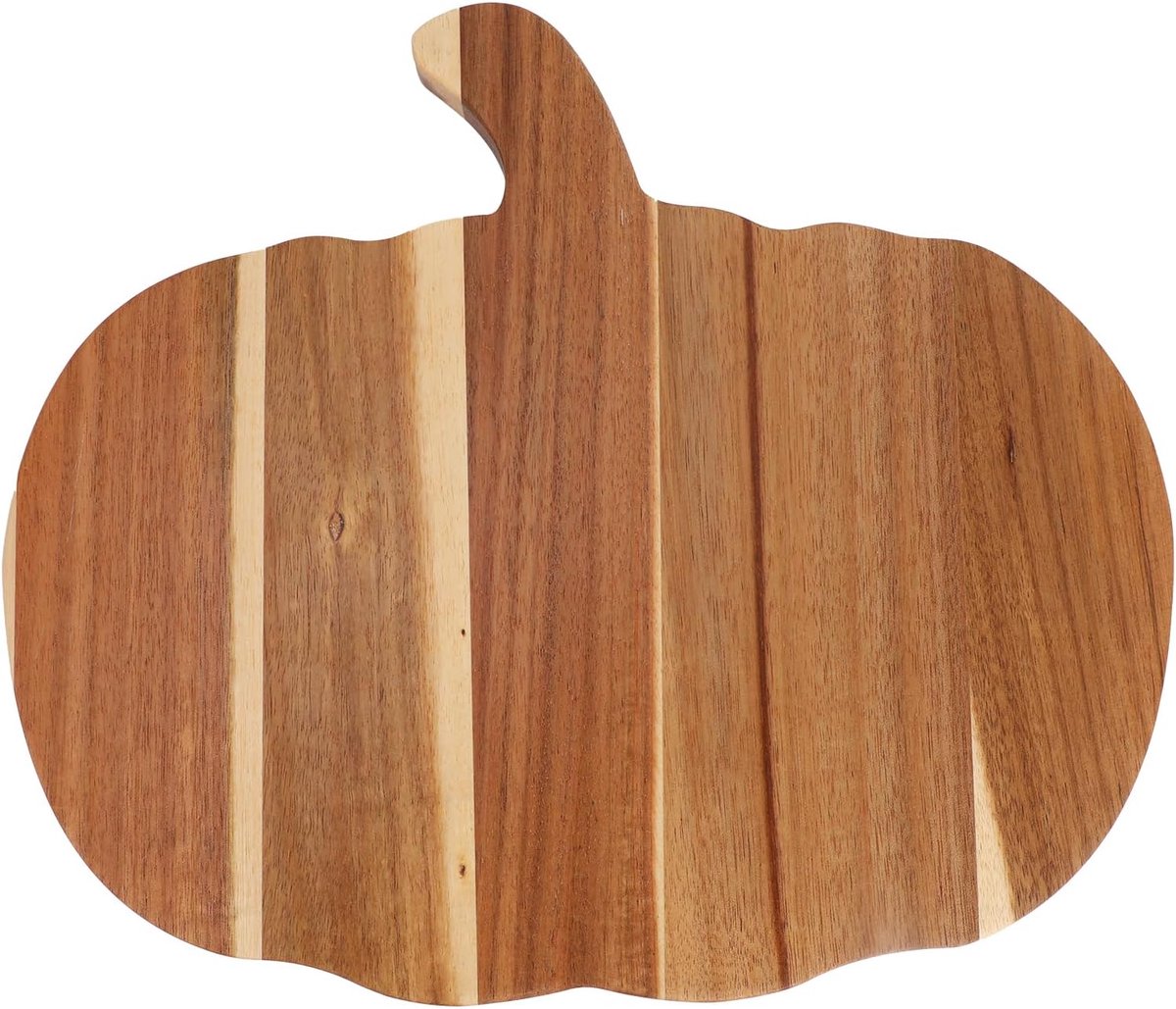 Houten Pompoen Snijplank en Serveerplank - Ideaal voor Halloween en Herfstdecoratie