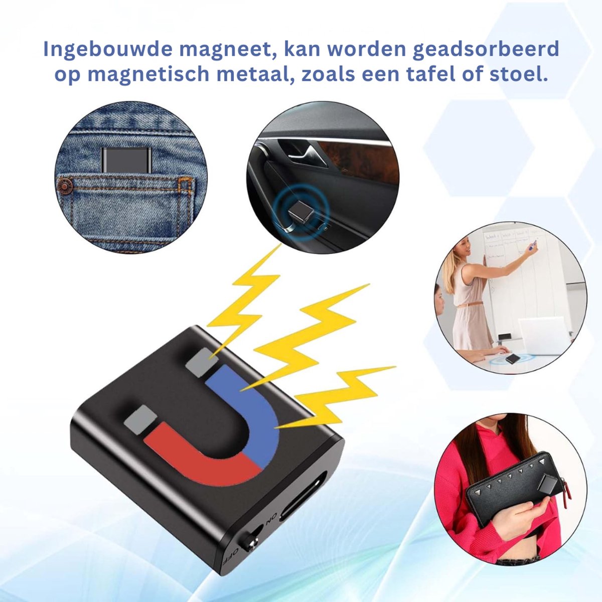 CLVP® Afluisterapparatuur Spy Recorder met Afstandsbediening - afbeelding 3