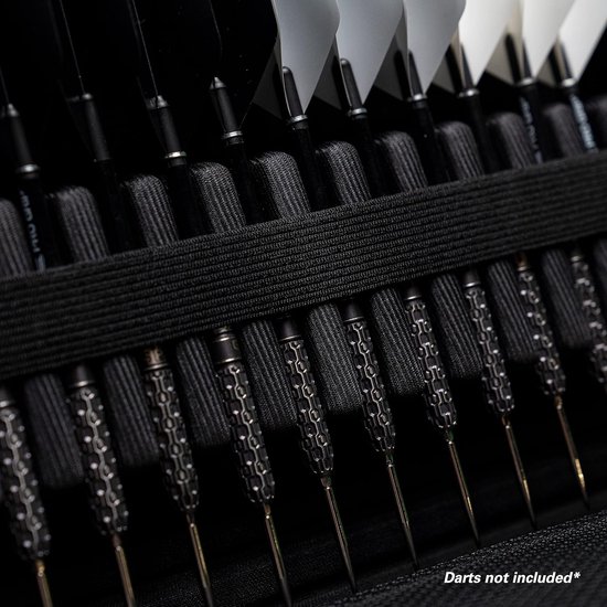 Dartportemonnee Takoma XXL Thuis Geschikt voor 8 Sets - Zwart - Dartkoffer - Darts van Dart — afbeelding 2
