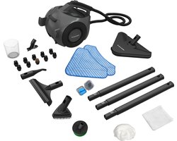 Techweise TS2 - Stoomreiniger - 4 Bar 1800 W - 26 accessoires - Vloer, badkamer en meer - 50 min stomen
