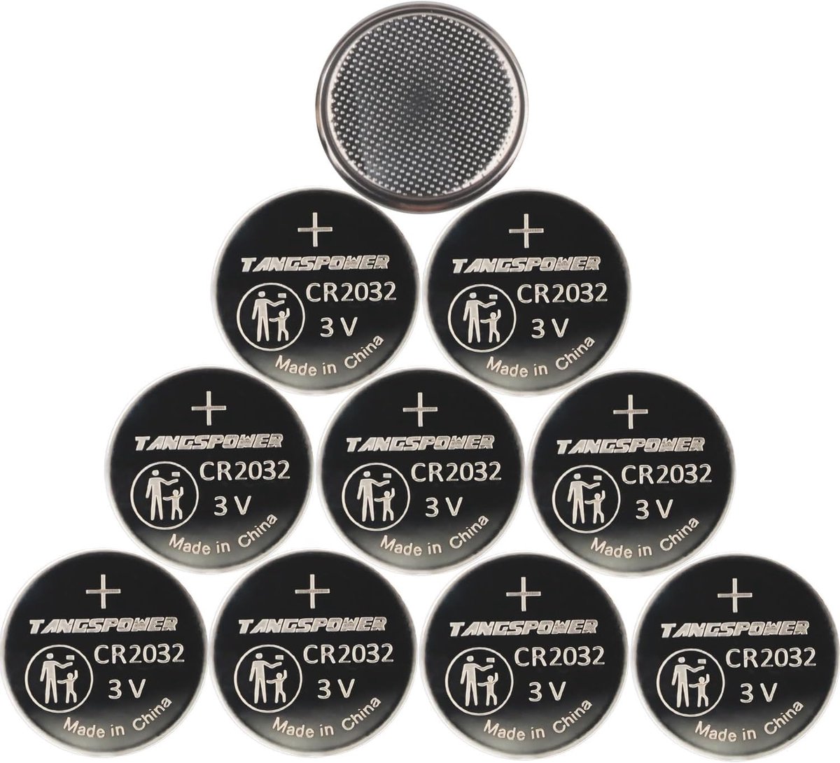 CR2032 Lithium Knoopcel 10-pack - Lange Levensduur en Betrouwbare Stroomvoorziening