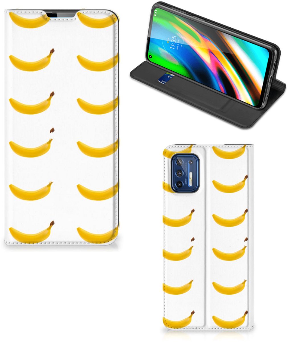 Book Case voor Motorola Moto G9 Plus Flip Style Cover Banana