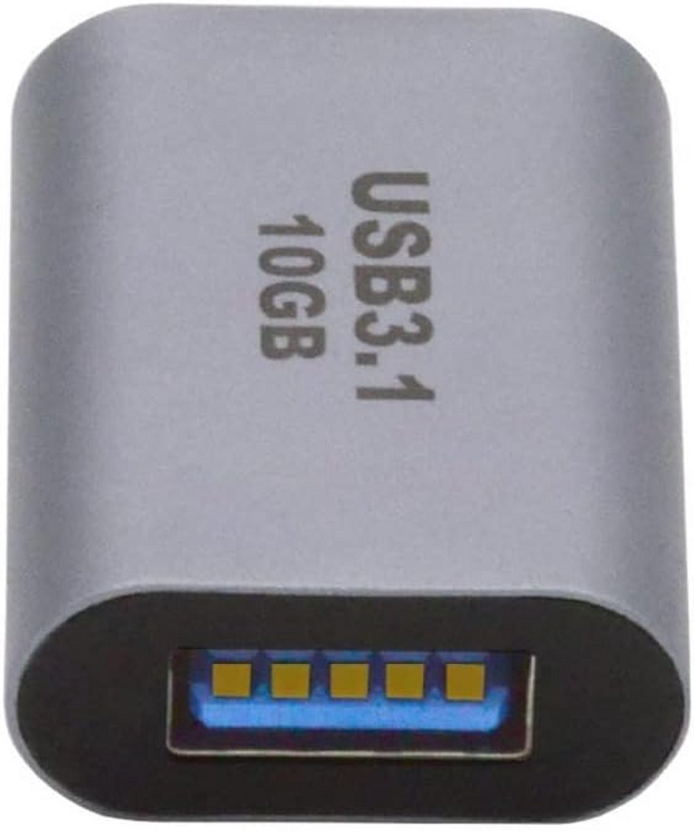 USB-C naar USB 3.0 Gegevensadapter - 10Gbps voor Laptop, Tablet en Telefoon