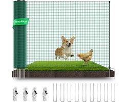 Top 10 hondenomheiningen en hondenluiken 2026: Warmfay omheiningsnet 90 cm hoog, 15 meter