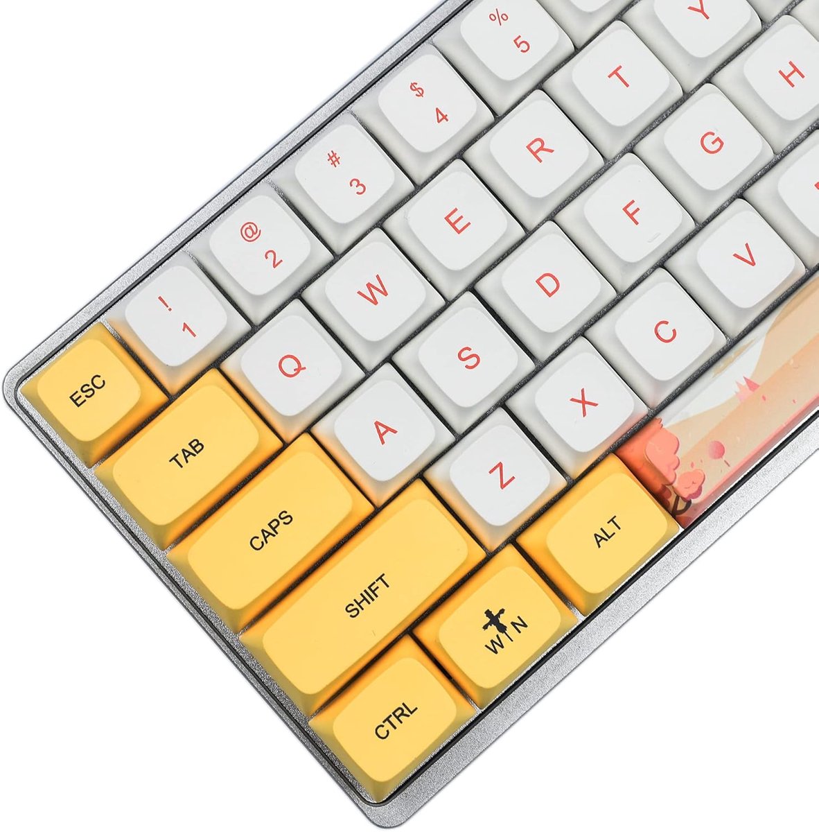 129 Toetsen Keycaps PBT Dye Sub ZDA Profiel voor MX Toetsenborden