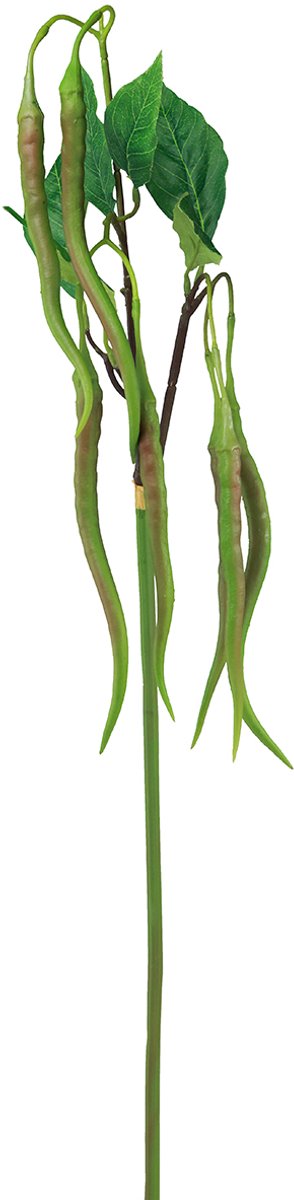Decoratieve tak chilitak kunstplant pepperoni groen rood 78cm