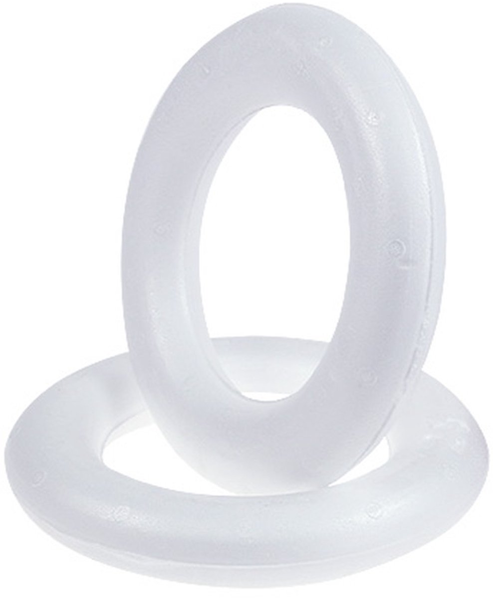 Polystyreen ring medium Ø20cm 2st, 2 Stück
