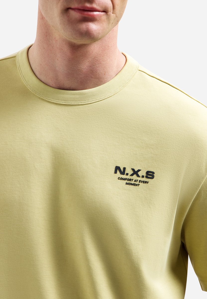 Interlock T-shirt met backprint