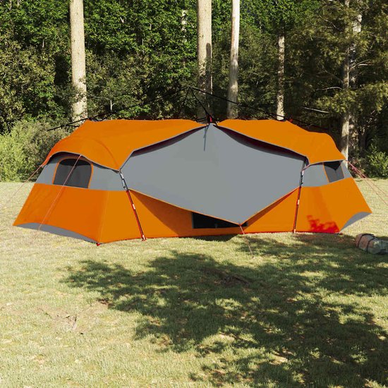 vidaXL - Familie - Binnen - Tent - Grijs - 520 - x - 520 - x - 190 - cm van Merkloos — afbeelding 3