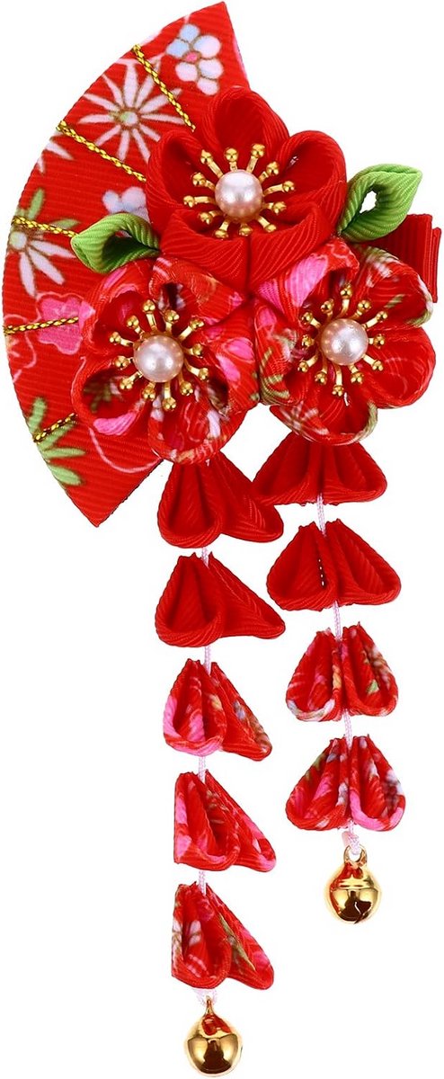 Elegante Bloemen Haarspeld voor Kinderen - Japanse Accessoires