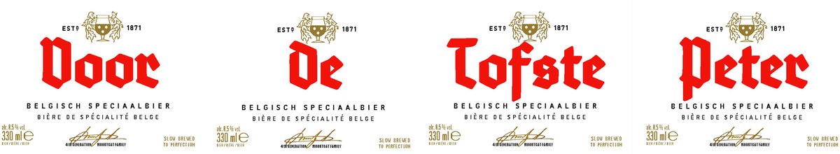Duvel Bier etiketten - Peter Cadeau - Waterafstotende vinyl bier stickers voor de tofste peter